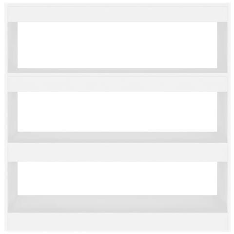 Lusso Casadino -  Libreria/divisorio Bianco 100x30x103 Cm - Foto 2