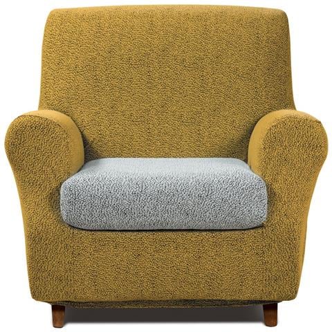 Copridivano Elasticizzato Cosmic In Cotone Colore Giallo Misura 3 Posti - Foto 1