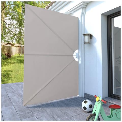 Lusso Casadino -  Tenda Laterale Per Terrazza Pieghevole Crema 240x160 Cm - Foto 2