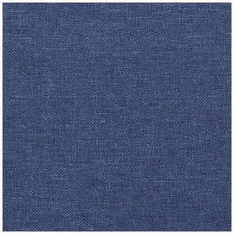 Giroletto a Molle con Materasso Blu 120x190 cm in Tessuto - Foto 9