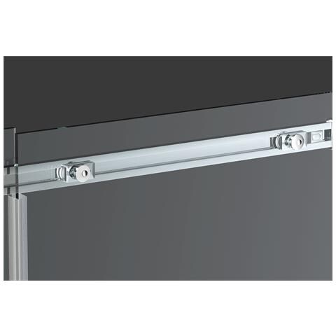 Box Doccia Angolare 70x70 Cm Con Ante Scorrevoli In Cristallo Temperato 8 Mm H 200 Cm Clara Cromato - Foto 4