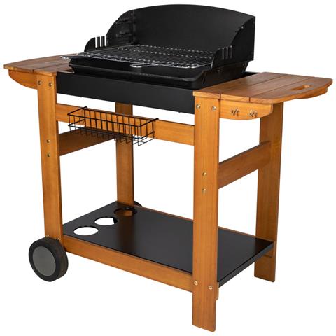 Barbecue A Carbonella + Carrello Porta Legna, Senlis - Foto 1