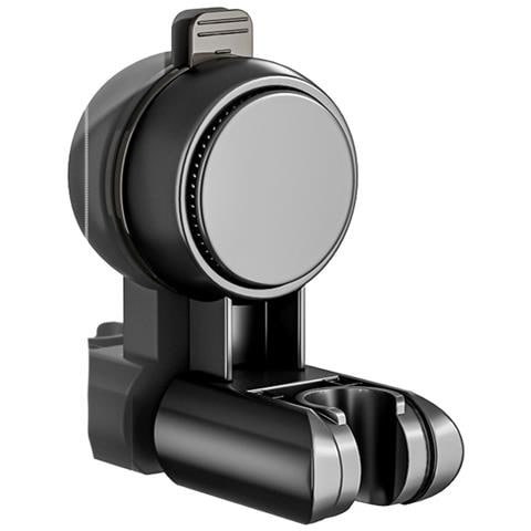 Supporto Per Soffione Doccia A Ventosa Senza Foratura - Regolabile E Rimovibile Black - Foto 1
