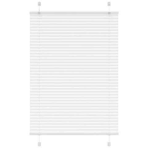 Tenda Plissettata Bianca 85x150 cm Larghezza Tessuto 84,4 cm - Foto 1