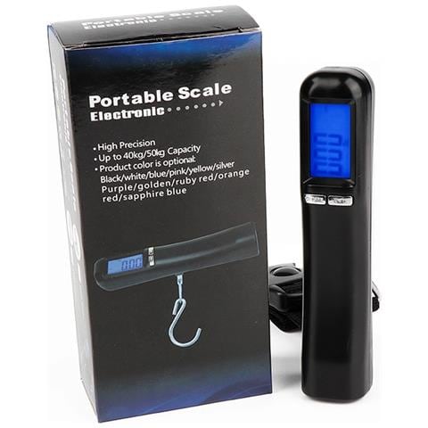 Bilancia Digitale Portatile Per Valigie Con Display Lcd Retroilluminato - Pesa Fino A 50 Kg - Foto 6