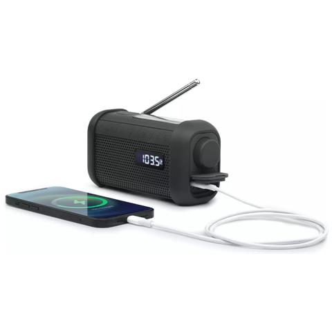 Radio Portatile Analogica Nera - Mh-08mb - Foto 4