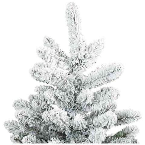 Albero di Natale Artificiale con Rami Pieghevoli Bianco 150 cm - Foto 9