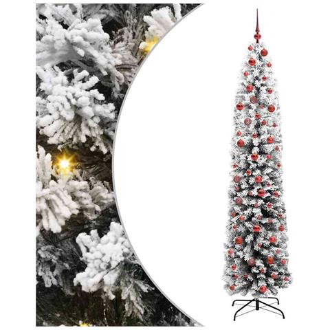 Albero di Natale artificiale con 300 LED Verde 210 cm - Foto 1