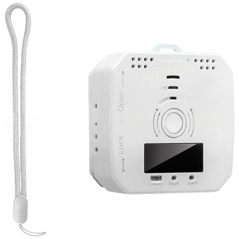 Rilevatore Di Monossido Di Carbonio Portatile Alimentato A Batteria Con Display Led E Allarme 90db White - Foto 1