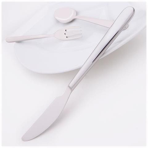 Privilege Set 24 posate acciaio inox 18/10 - Servizio per 6 Persone - forchetta, coltello, cucchiaio e cucchiaino - Design elegante per tavole di gusto - Foto 2