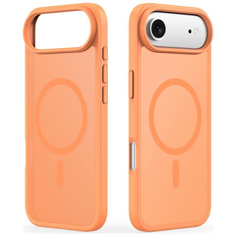 Cover per iPhone Air - TPU+PC, Arancione, MagSafe - Foto 2