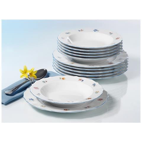 4003106989848 servizio da tavola 12 pz Porcellana Bianco - Foto 2