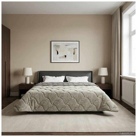 Duvet Estivo Trapuntato Grigio chiaro 200 x 240 cm - Foto 2