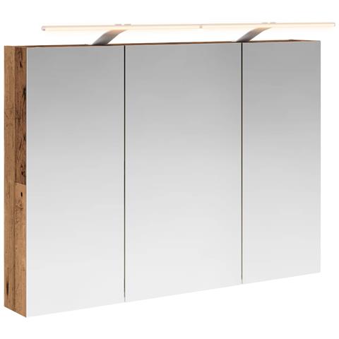 Mobiletto per specchio da bagno con lo scaffale Legno vecchio - Foto 1