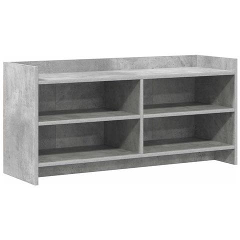 Mobile TV 100 x 33 x 47 cm Grigio Cemento Legno ingegnerizzato - Foto 1