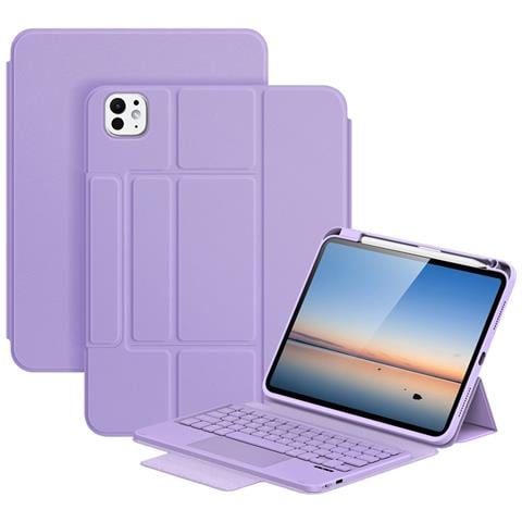 Custodia con Tastiera per Apple iPad Pro 11 - Viola - Foto 1