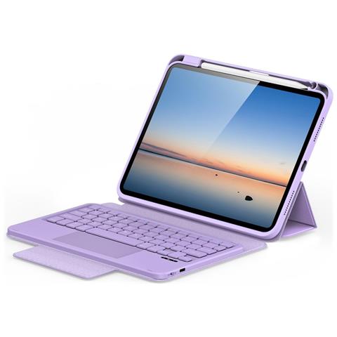 Custodia con Tastiera per Apple iPad Pro 11 - Viola - Foto 4