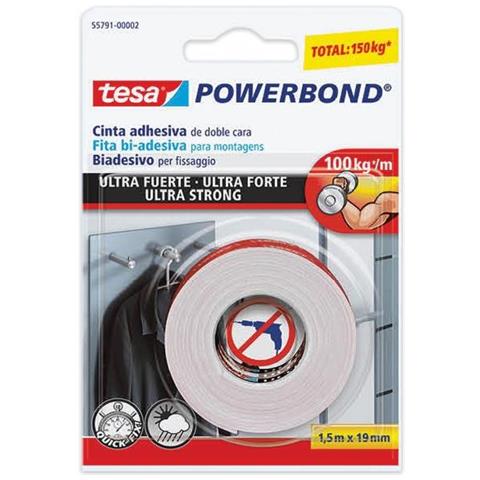nastro biadesivo 19mmx1,5mt powerbond ultra strong tesa - Foto 2