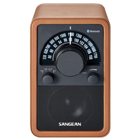 WR15BT MARRONE-RADIO MONO -RADIO IN PELLE (tipo TIVOLI) BTOOTH+NFC 10W CL. D - Foto 1