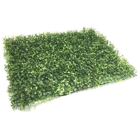 1 Siepe Artificiale Finta Tappeto Erba Bosso Prato A Mattonella Per Giardino 60 X 40 Cm Mod. 1 - Foto 1