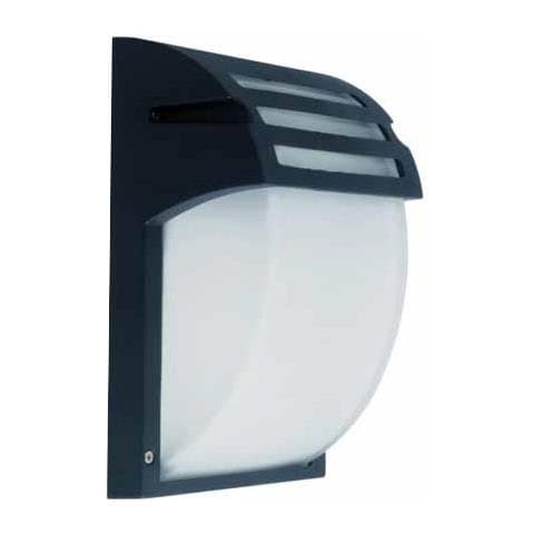 Portalampada Moderno Da Parete Ip44 Vetro E Alluminio 1xe27 Mod. Vt- 754 Sku 7076 Nero - Foto 1