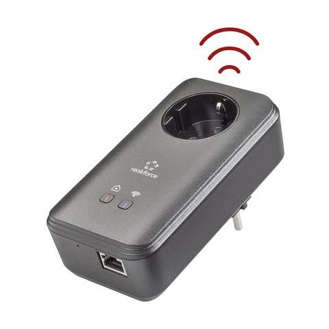 Pl600d Wifi Powerline Wlan Einzel Adapter 500 Mbit /s (rf-3385556) - Foto 2