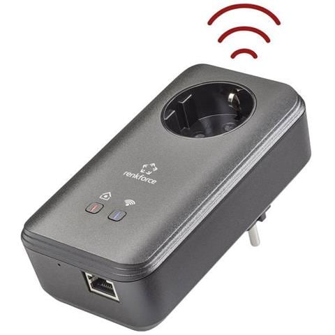 Pl600d Wifi Powerline Wlan Einzel Adapter 500 Mbit /s (rf-3385556) - Foto 1