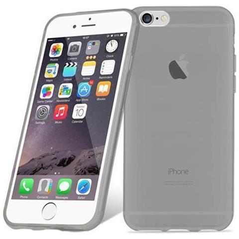 Custodia Compatibile Con Apple Iphone 6 Plus / Iphone 6s Plus In Nero Trasparente - Coperchio Protettivo In Silicone Tpu Flessibile - Foto 10