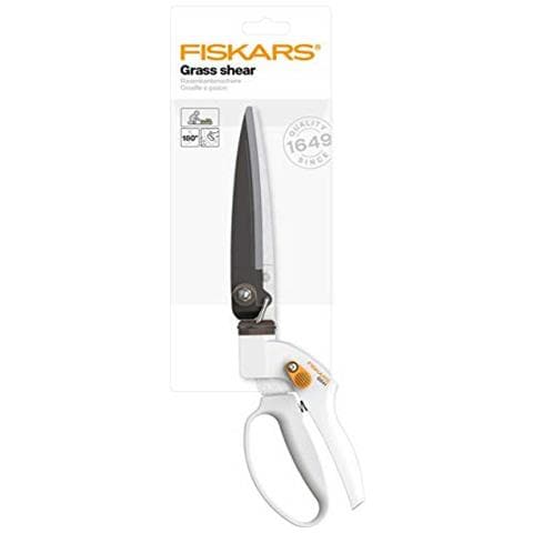 Cesoie per erba GS41 via e potare modellare prati e siepi, Lunghezza: 35,5 cm, Peso: g 250, Bianco / Arancione, FiberComp / Acciaio di qualità, luce, 1.026.917 - Foto 2