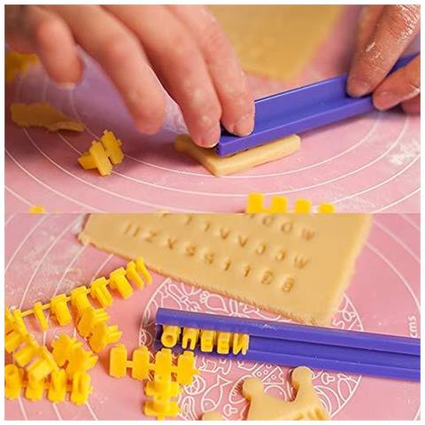 Cookie Stamp Timbri Torta Lettera Xcozu Glassa Fondente Lettera Biscotto Bollo Francobolli Pressa Del Biscotto Lettera Per Clay 72 Pcs Alfabeto Numero Goffratrice Muffa Taglierina Fai Da Te Fare Qualsiasi Lettera Messaggio - Foto 2