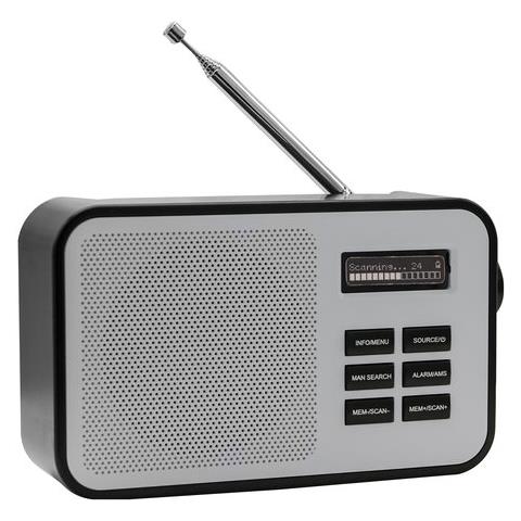 Radio 33191 DAB+ / Mp3 / Sd Ricaricab. Litio - Foto 1