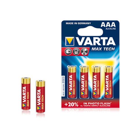 Max Tech AAA, Alcalino, Cilindrico, 1,5V, 4,45 cm - Foto 1