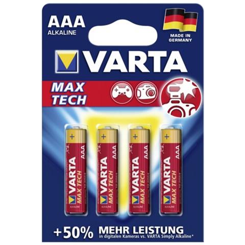 Max Tech AAA, Alcalino, Cilindrico, 1,5V, 4,45 cm - Foto 2