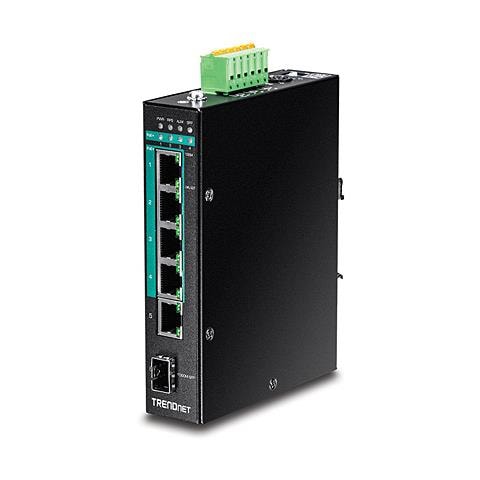 Switch 5 Gigabit Industrial Poe Din - Foto 1