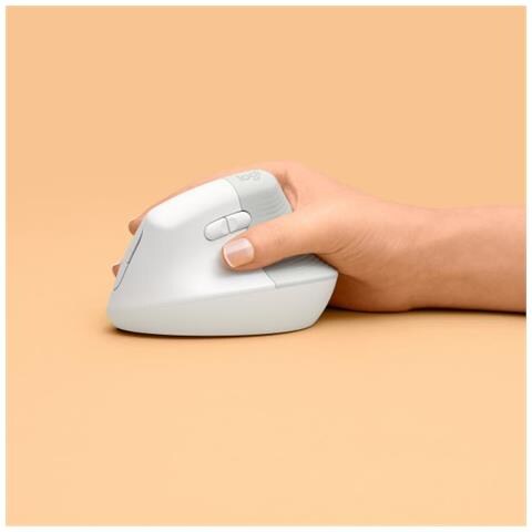 Mouse Verticale Lift Ergonomic Ottico 4 Tasti 4000 DPI Colore Bianco - Foto 9