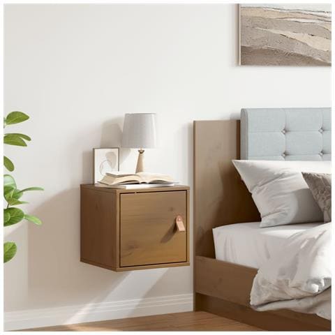 Pensile Marrone Miele 31,5x30x30 Cm In Legno Massello Di Pino - Foto 10