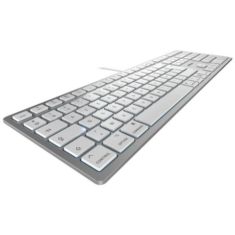 KC 6000C FOR MAC tastiera USB AZERTY Francese Argento - Foto 2