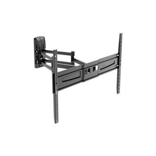 Meliconi FLATSTYLE FDRP600 Staffa TV A Parete, Doppio Braccio Inclinabile, Per TV 40-82", VESA 600x400, Portata 45kg, Made In Italy