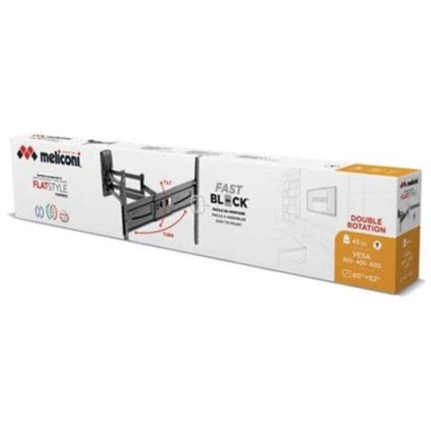 Supporto TV FLATSTYLE FDRP600 da Parete 40"-82" Colore Nero - Foto 2