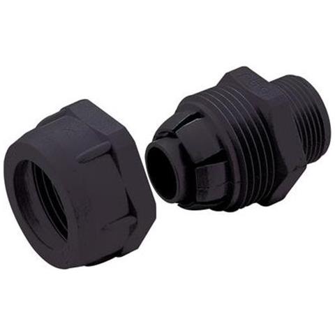 Universali-raccordo Plast Pg21 D= 21 Nero - 82946 - Foto 1