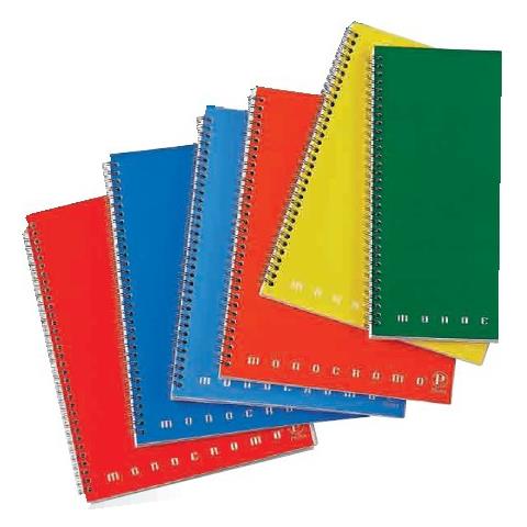 Monocromo Quaderno Maxi Spiralato Con Fori A4 80 Gr Quadretti 4m 70 Fogli Conf 5 Pz. - Foto 1