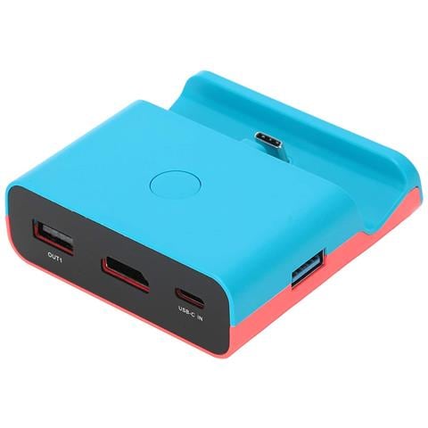 Dock Tv Switch Portatile Per Nintendo Usb 3.0 Lan Type C Con 5 Interfacce - Foto 1