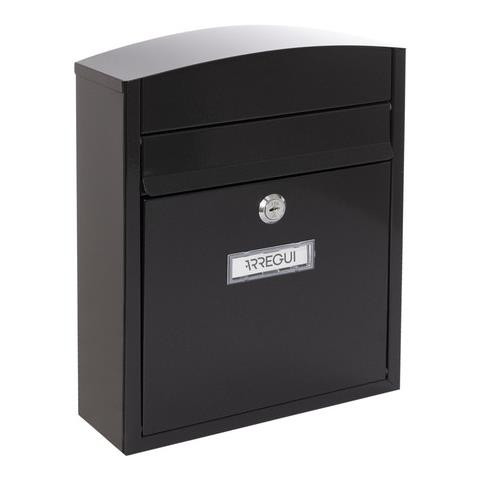 Compact E5734 Cassetta Postale Individuale In Acciaio, Cassetta Della Posta Da Esterno, Dimensione S (din A5), Facile Da Montare, Nero - Foto 1