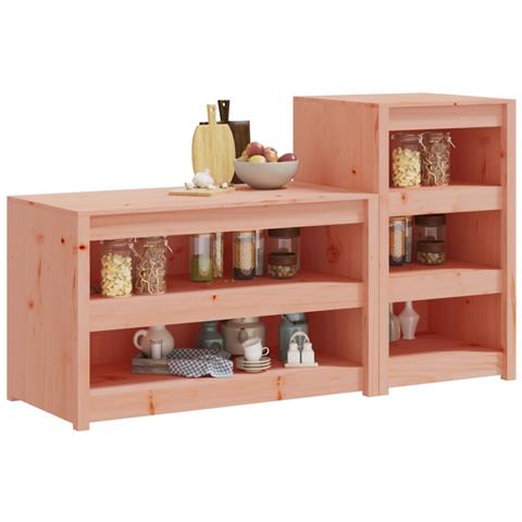 Mobili Da Cucina Da Esterno 2 Pz In Legno Massello Di Douglas - Foto 3