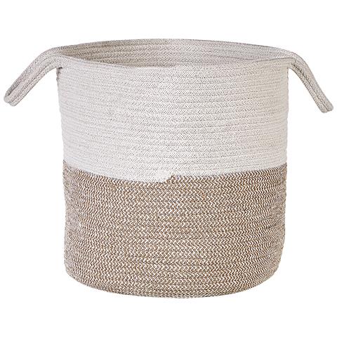 Set Di 2 Cestini Pazha Cotone Beige - Foto 2