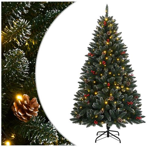 Albero Natale Artificiale Con 150 Led 150 Cm - Foto 1