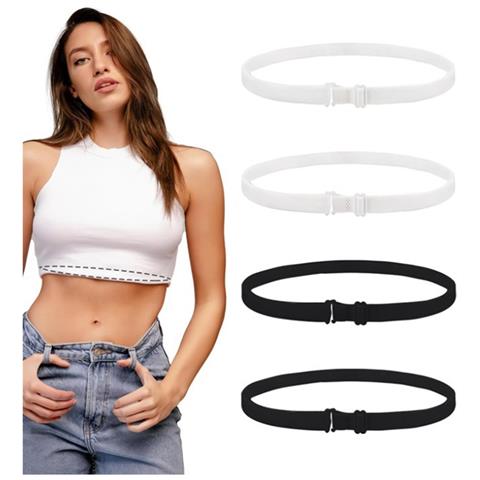 Cinture Elastiche Elastiche In Confezione Da 4 Pezzi S - Foto 2