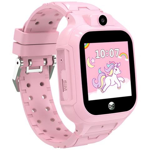 Smartwatch Wi-fi Per Bambini Con Slot Scheda Sim Videochiamate E Gps, Rosa - Foto 1