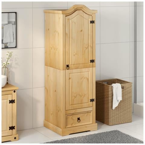 Armadio Corona 55x52x170 Cm In Legno Massello Di Pino - Foto 3