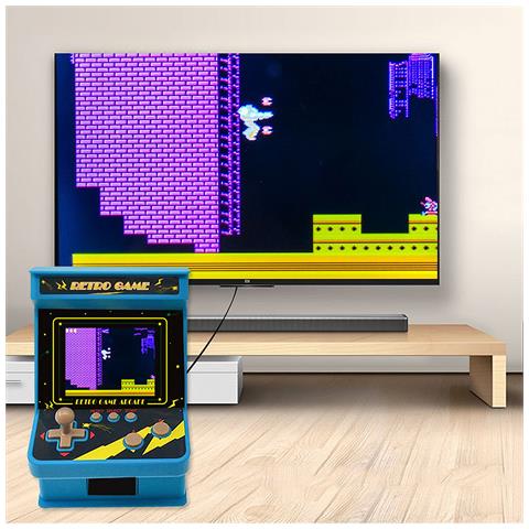 Consola Arcade Gc18 Macchina Da Gioco Mini, Portatile Con 256 Giochi. Schermo 2,8 Lcd. - Foto 6